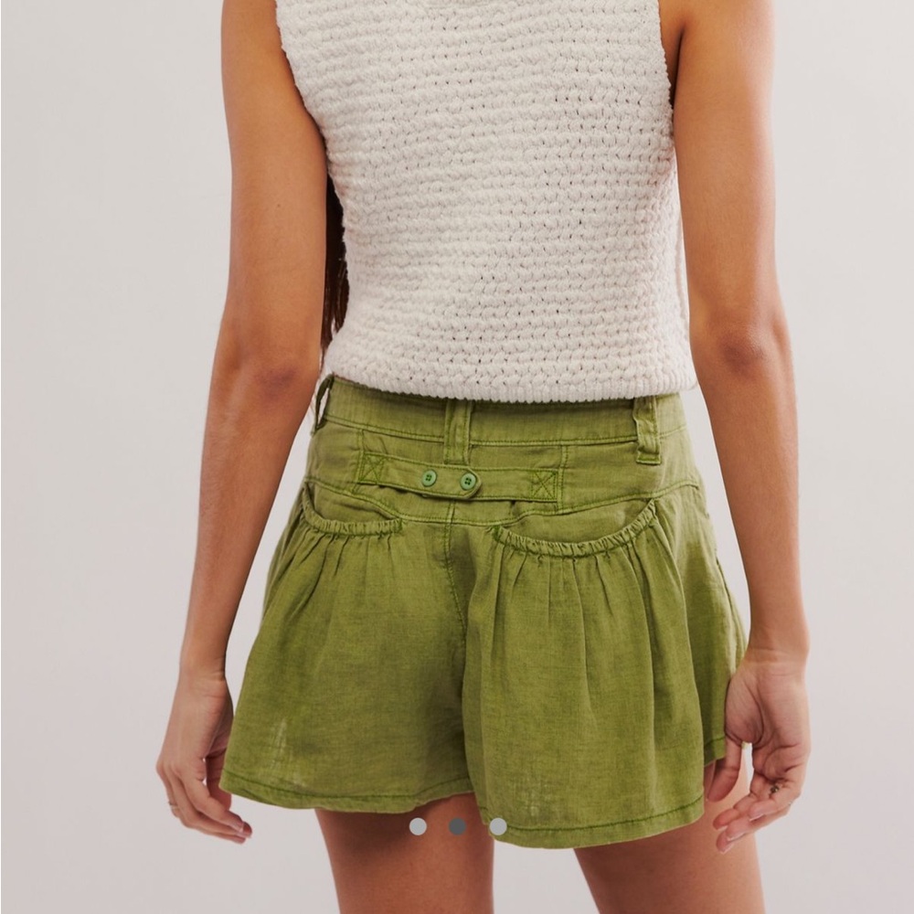 Free People Big Time Trouser Shorts - Picture 2 of 7